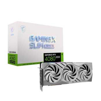 16GB MSI GeForce RTX 4080 SUPER 16G GAMING X SLIM WHITE