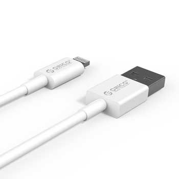 Cáp sạc và dữ liệu Iphone USB A to Lightning MFI ORICO AL01-10-WH