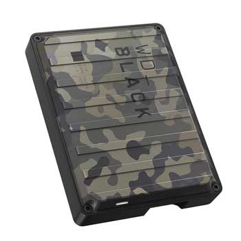 6TB WESTERN BLACK P10 Game Drive - 130MB/s, USB 3.2, Camo (WDBZ7D0060BGN-WESN)