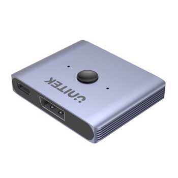 Bộ gộp - chia DisplayPort 2 chiều DisplayPort 8K@60Hz UNITEK V1609A