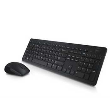 DELL Keyboard & Mouse Wireless - K.M 636 Black