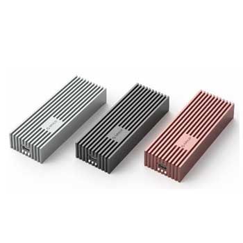 Hộp ổ cứng SSD ORICO M232C3-G2 ( Bạc / Đồng/ Xám ) Chuẩn M.2 NVME