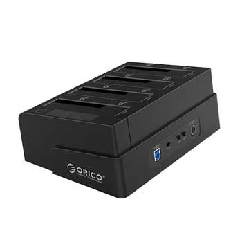 Đế ổ cứng (Docking) 4 khe cắm: 3.5" và 2.5" SATA 3 USB 3.0 ORICO 6648US3-C