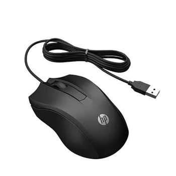 Chuột HP có dây 100 (6VY96AA) màu Đen