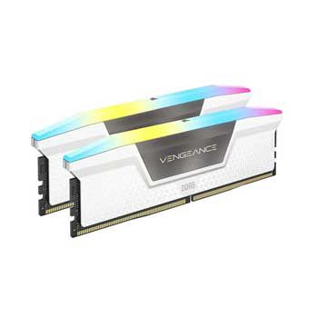 32GB DDRAM 5 5600 CORSAIR VENGEANCE RGB DDR5 White - CMH32GX5M2B5600C36WK (KIT)
