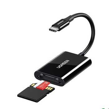 Đầu đọc thẻ SD/TF chuẩn USB Type-C UGREEN 35622