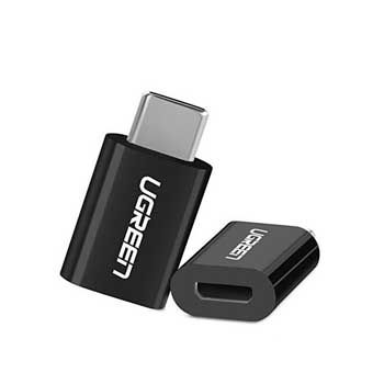 Đầu chuyển đổi USB Type C sang Micro USB Ugreen 30391 (ĐEN)