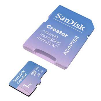 MICRO-SD Sandisk 1TB Extreme Creator Cart + Adapter SDSQXAV-1T00-GN6MS
