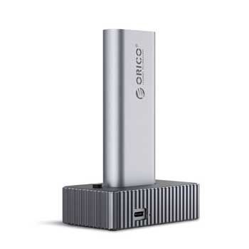 Đế ổ cứng SSD ORICO 1 khe cắm M.2 NVME + SATA TypeC - Tốc độ 10Gbps ORICO IT18C3-GY-BP